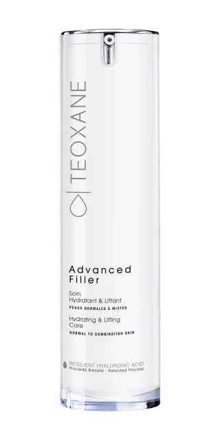 TEOXANE ADVANCED FILLER para peles normais a mistas: Creme anti-envelhecimento hidratante e matificante | Frasco sem ar de 50 ml