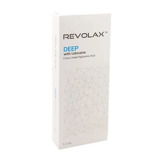 Revolax Deep Lidocaine: Dermal Filler für tiefe Falten und natürliches Volumen | 1 Spritze zu 1,1ml