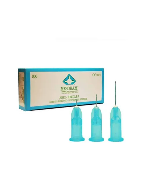 MESORAM needles - 27G 0.4X12 mm - 100 needles