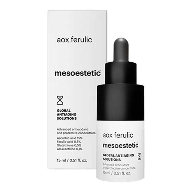 MESOESTETIC AOX Ferulic : Αντιοξειδωτικός και αντιγηραντικός ορός | 15ml