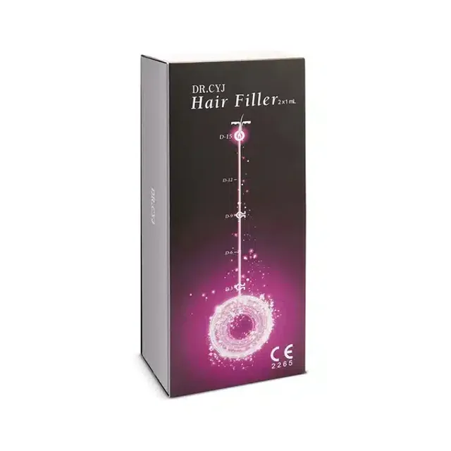 DR CYJ Hair Filler | Biomimetische Peptide | Zur Behandlung der Kopfhaut | 2 x 1ml Spritzen