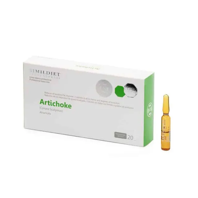 SIMILDIET Artichoke: Effective Anti-Cellulite Treatment for Localized Fat Reduction | 20 x 2ml ampoules
