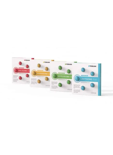 TOSKANI Peeling Glycosome Duo | Wrinkles, hyperpigmentation, dilated pores | 5 pearls of 1 ml | SHORT DATE PROMOTION 06/26 - 2