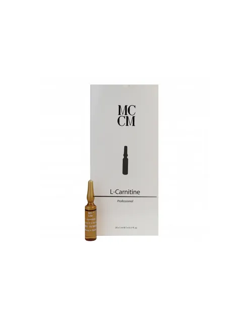 MCCM L-Carnitine: Solução Profissional para a Redução de Gordura Localizada | 20 ampolas de 5 ml