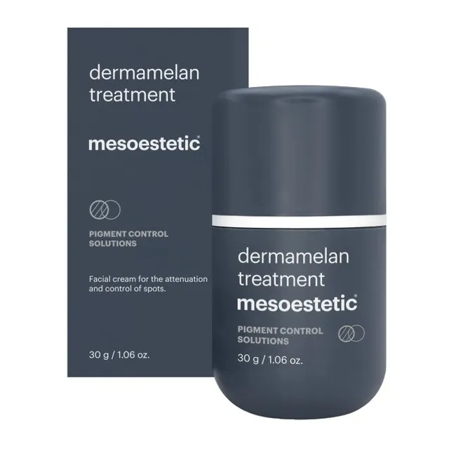MESOESTETIC Crema de Tratamiento Dermamelan : Poderoso Tratamiento Despigmentante para la Reducción de las Manchas Marrones y la Hiperpigmentación | Tarro 30g