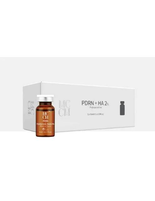 MCCM PDRN + Hyaluronsäure 2%: Zellregeneration und intensive Feuchtigkeitsversorgung | 5 Fläschchen à 5ml