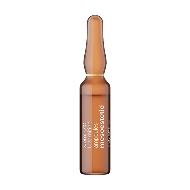 MESOESTETIC x.prof 012 L-Carnitin: Mesotherapie-Lösung zur Reduktion von lokalem Fett | 20 Ampullen zu 5 ml - 2