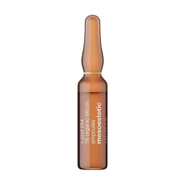 MESOESTETIC x.prof 014 silicon organique 1% : Soin Raffermissant et Anti-Âge pour une Peau Jeune et Élastique | 20 ampoules de 5ml - 2