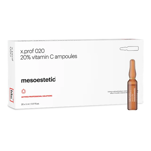 MESOESTÉTICO x.prof 020 vitamina C 20% | 20 ampollas de 5 ml