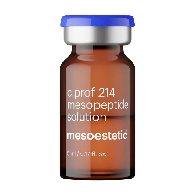 MESOESTETIC c.prof 214 Mesopeptide Solution: Péptidos biomiméticos | 5 frascos de 5ml - 2