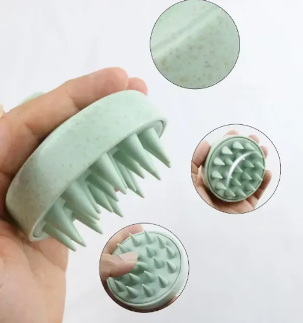 Escova de silicone para massagem do couro cabeludo: estimulação e relaxamento ideais para o cabelo - 2