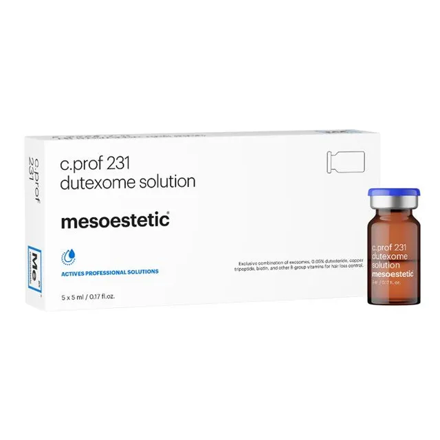 MESOESTETIC c.prof 231 Dutexome Solution : Traitement Anti-Chute et Densifiant | 5 flacons de 5ml