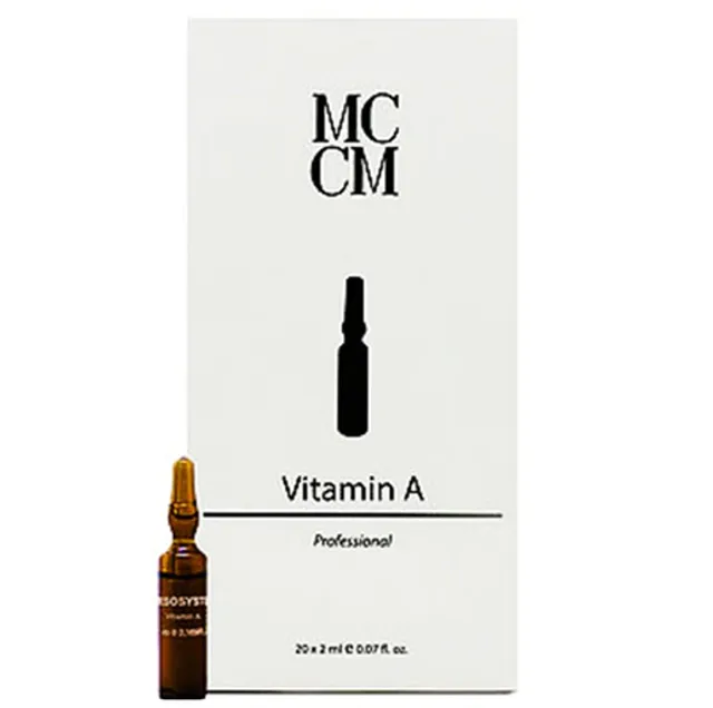 MCCM Vitamina A : Tratamiento de Mesoterapia Antiedad y Regeneradora para una Piel Radiante y Rejuvenecida | 20 ampollas de 2 ml