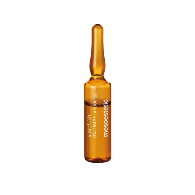 MESOESTETIC x.prof 021 D.M.A.E. 3% : Firming and Lifting Treatment for Mature Skin | 20 x 5ml ampoules - 2