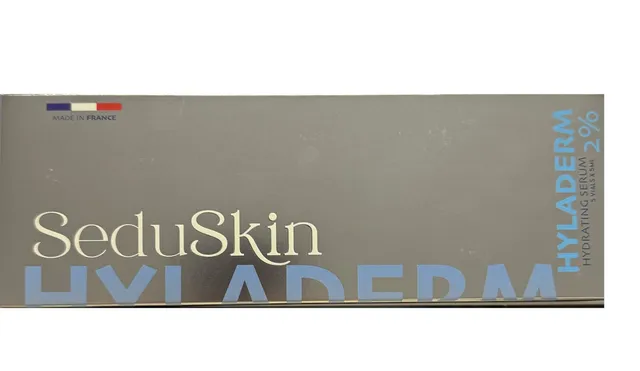 SEDUSKIN Hyladerm 2% : Hidratação intensa e regeneração da pele | 5 frascos de 5 ml