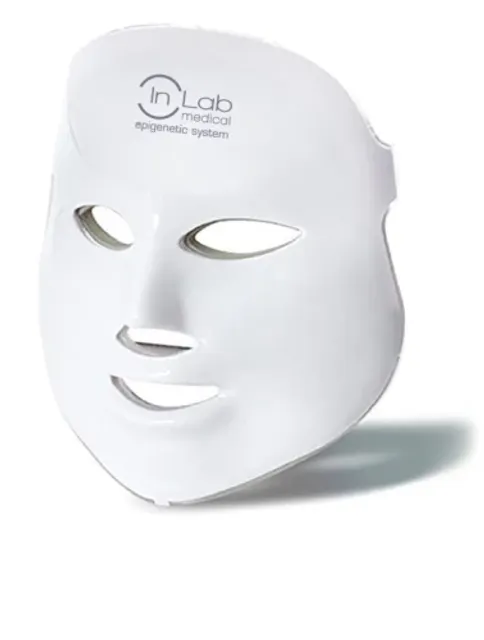 Máscara LED INLAB: Tratamento facial de 7 cores para rejuvenescimento e luminosidade da pele