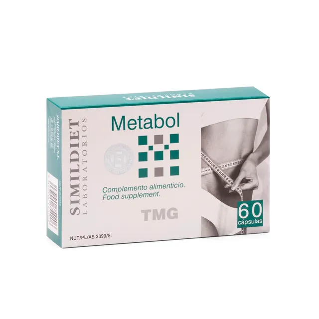 SIMILDIET Metabol: Queimador de Gordura Complementar e Regulador Metabólico | Caixa de 60 Cápsulas