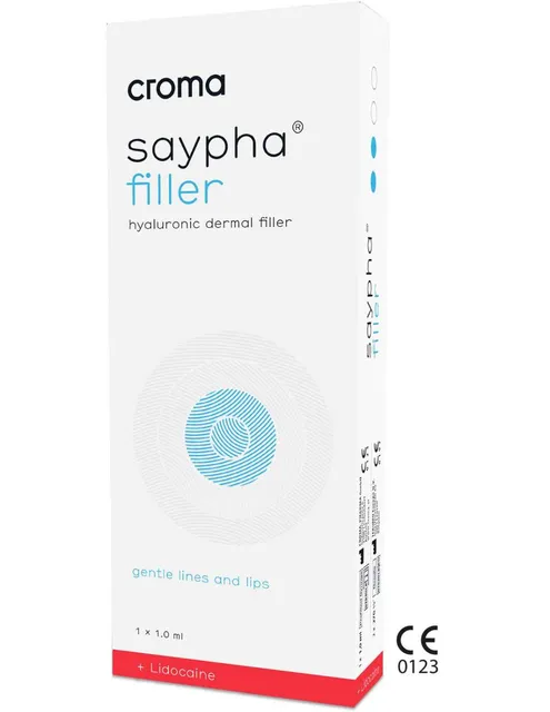CROMA (Ex Princess) Saypha Filler Lidocaine : Solução ideal para preencher rugas e restaurar o volume | 1 seringa de 1ml