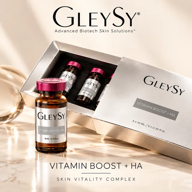 GLEYSY Vitamin Boost + HA: Σύμπλεγμα ενυδάτωσης, λάμψης και άνεσης του δέρματος | 5 φιαλίδια των 10 ml - 2
